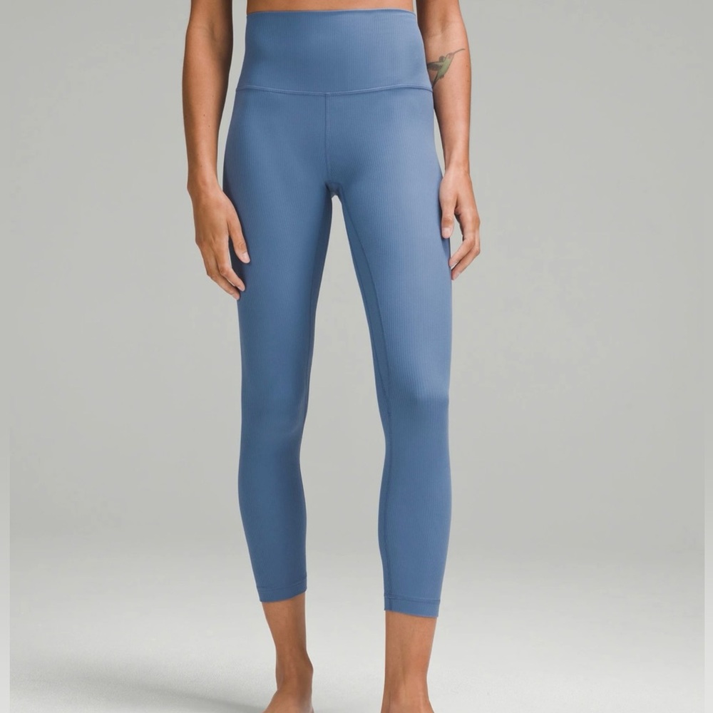 lululemon High-Waisted align pants size 6, barely worn